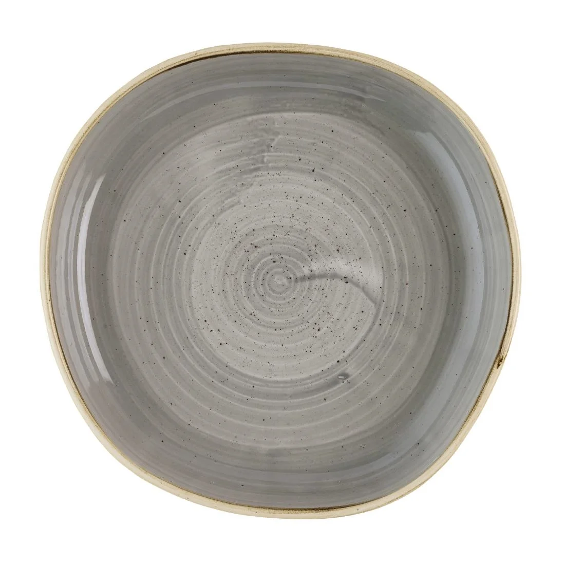 Churchill Stonecast Grey Organic Walled Bowls 232mm (6 Pack)
