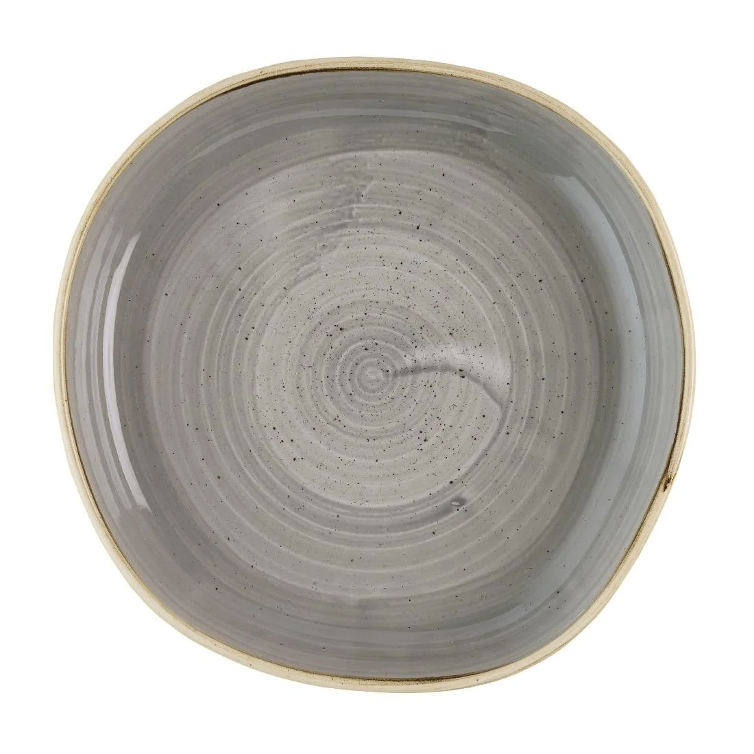 Churchill Stonecast Grey Organic Walled Bowls 232mm (6 Pack) - Image 1