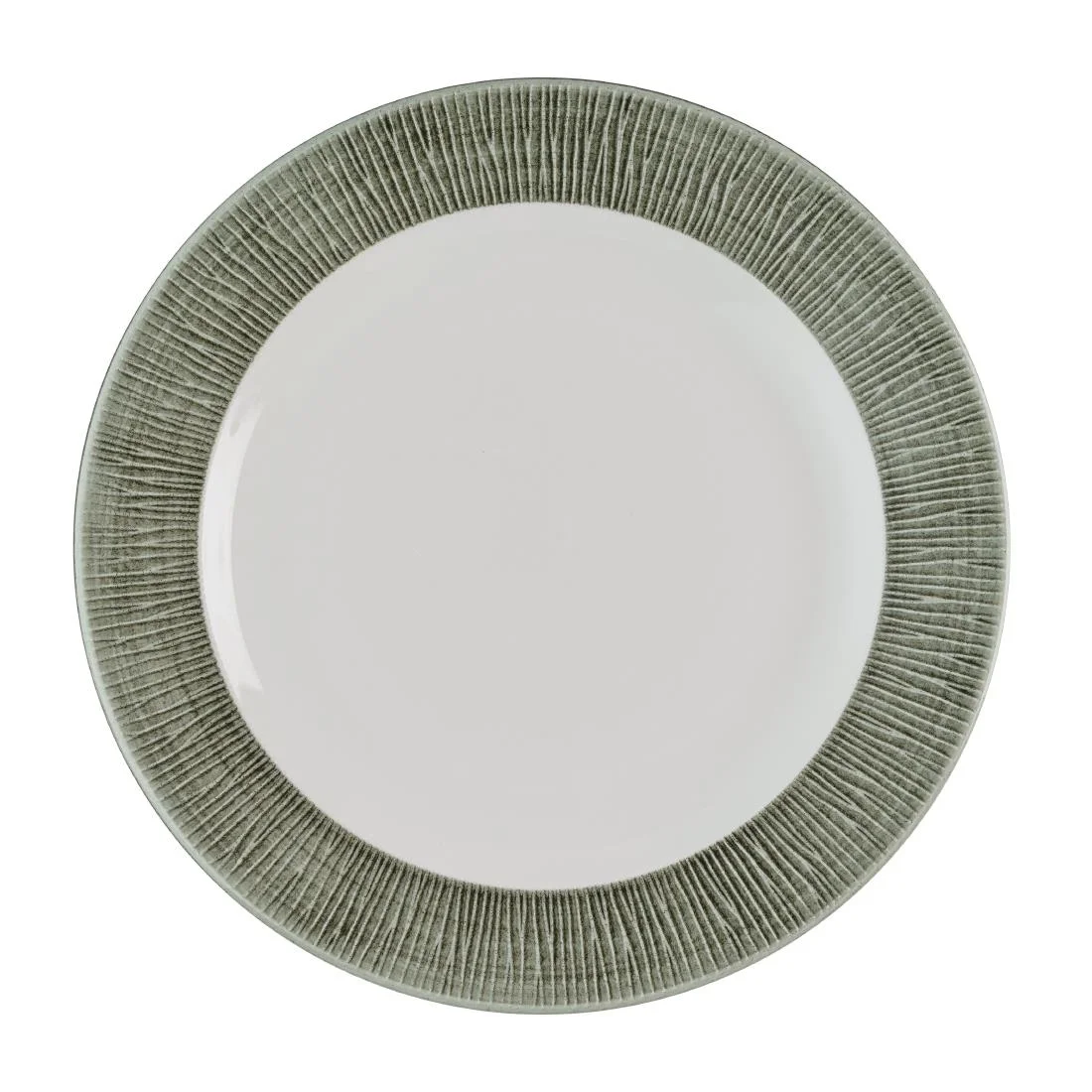 Churchill Bamboo Ceramic Spinwash Alpine Footed Plates 273mm (12 Pack)