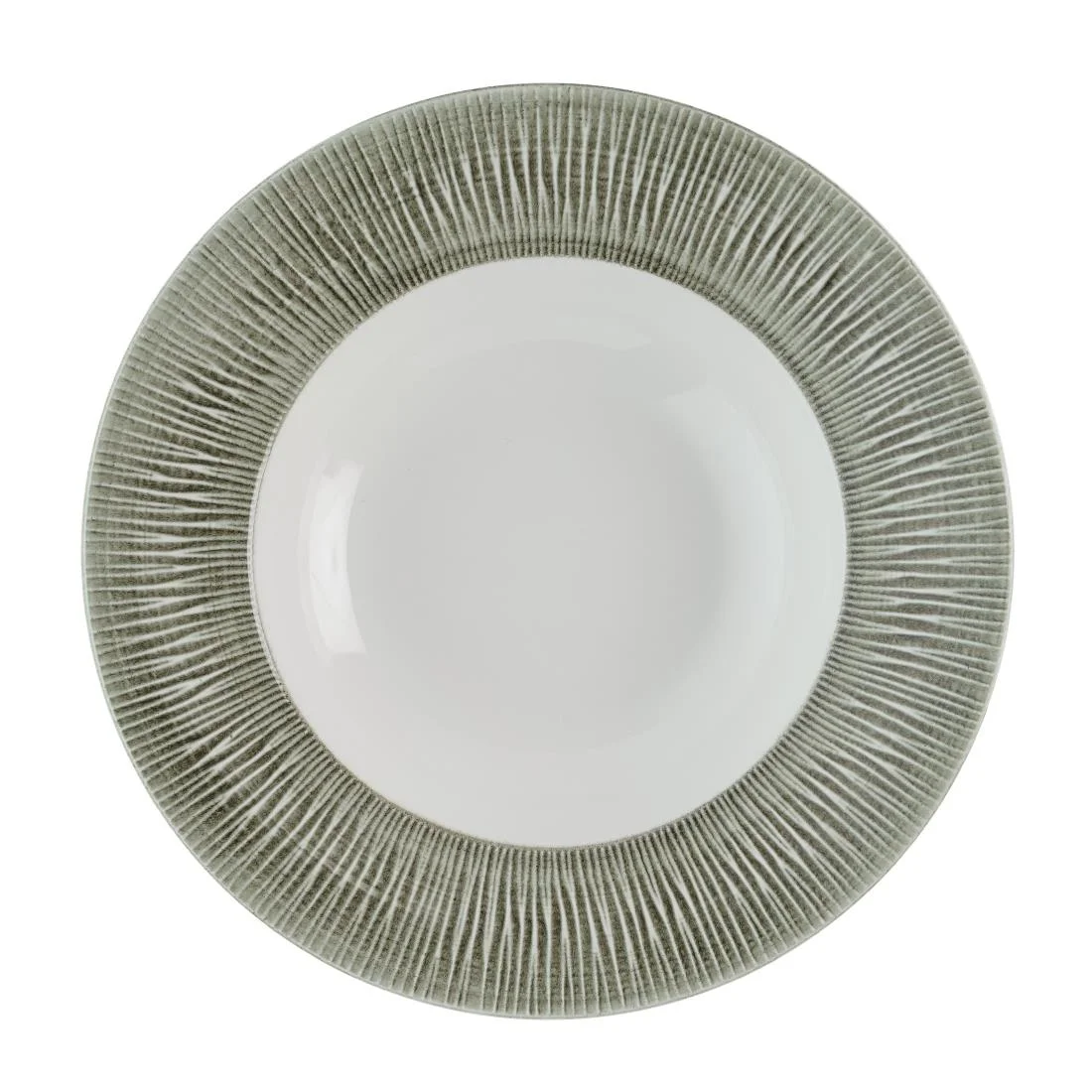 Churchill Bamboo Ceramic Spinwash Alpine Wide Rim Bowls 280mm (12 Pack)
