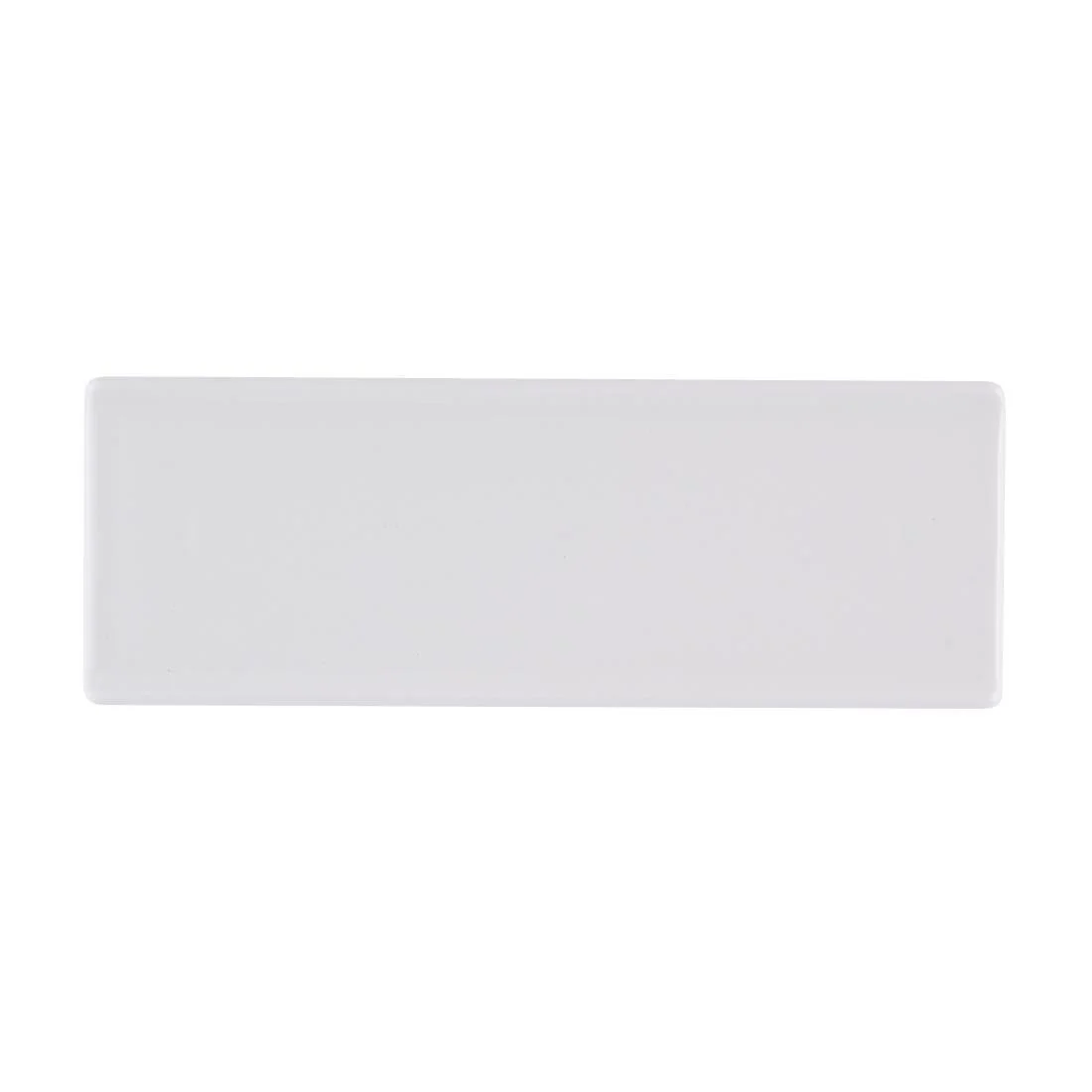 Churchill White Oblong Plates 250 x 90mm (6 Pack) - Image 1