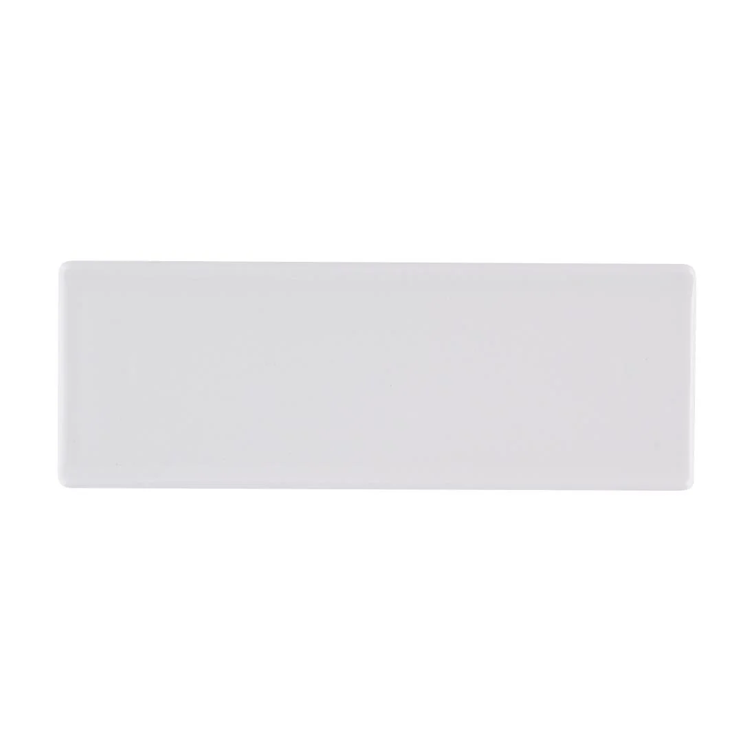 Churchill White Oblong Plates 250 x 90mm (6 Pack)