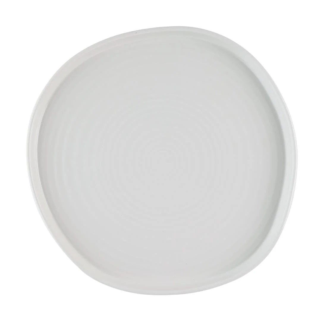 Churchill White Organic Walled Plates 257mm (6 Pack) - Image 1