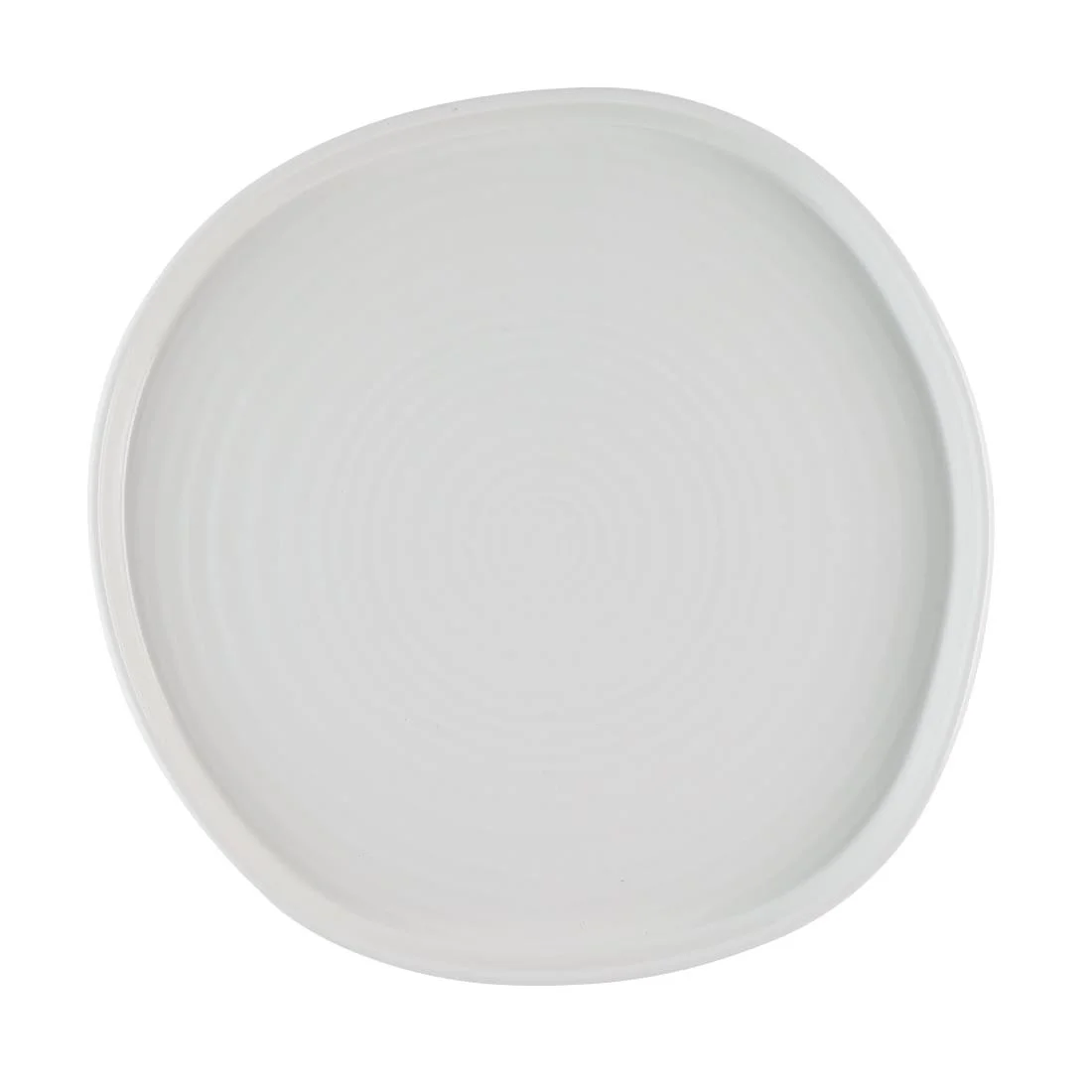 Churchill White Organic Walled Plates 257mm (6 Pack)