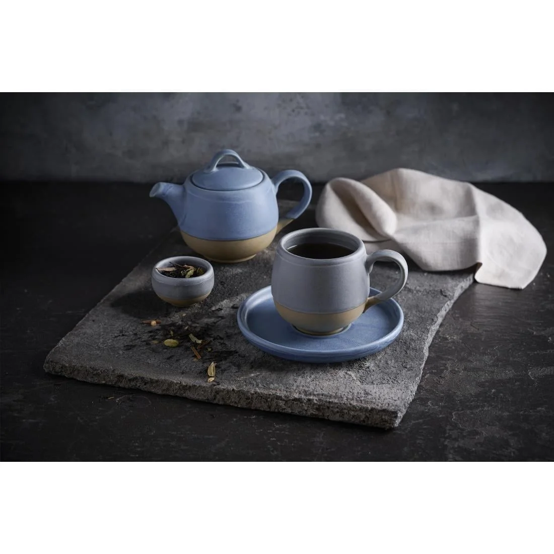 Churchill Emerge Oslo Blue Walled Plates 157mm (6 Pack) - Image 3