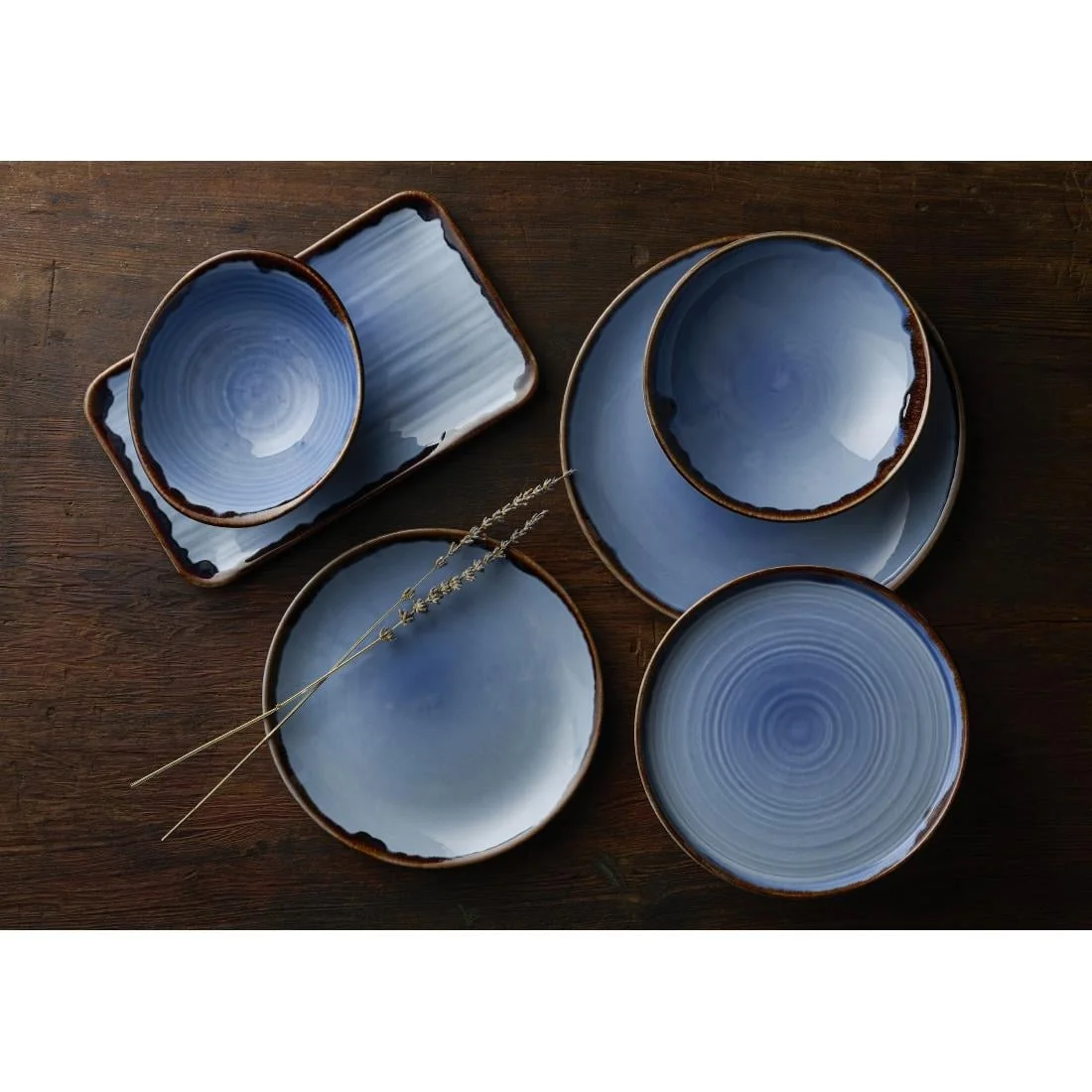 Dudson Harvest Indigo Deep Bowls 187x 158mm (6 Pack) - Image 3