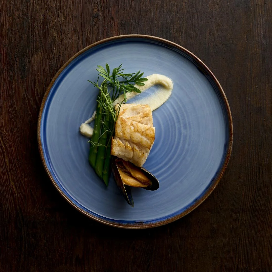 Dudson Harvest Indigo Walled Plates 260mm(6 Pack) - Image 3