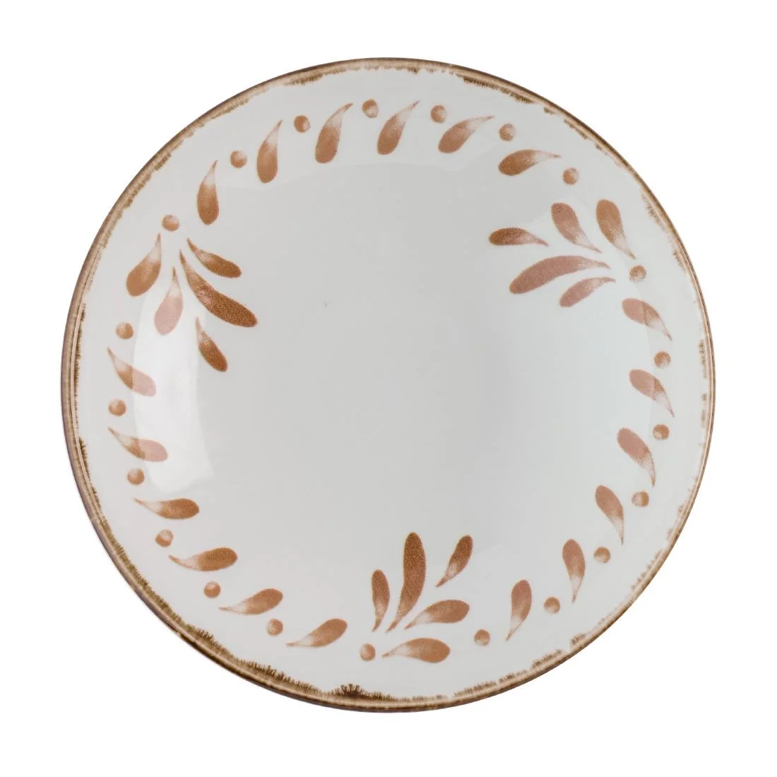 Dudson Harvest Mediterranean Terracotta Coupe Bowls 184mm (12 Pack)