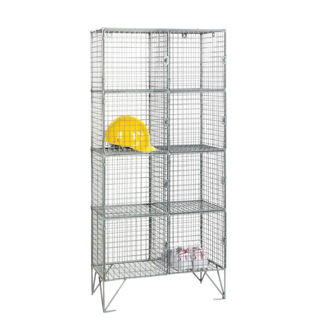 Eight Compartment Mesh Locker