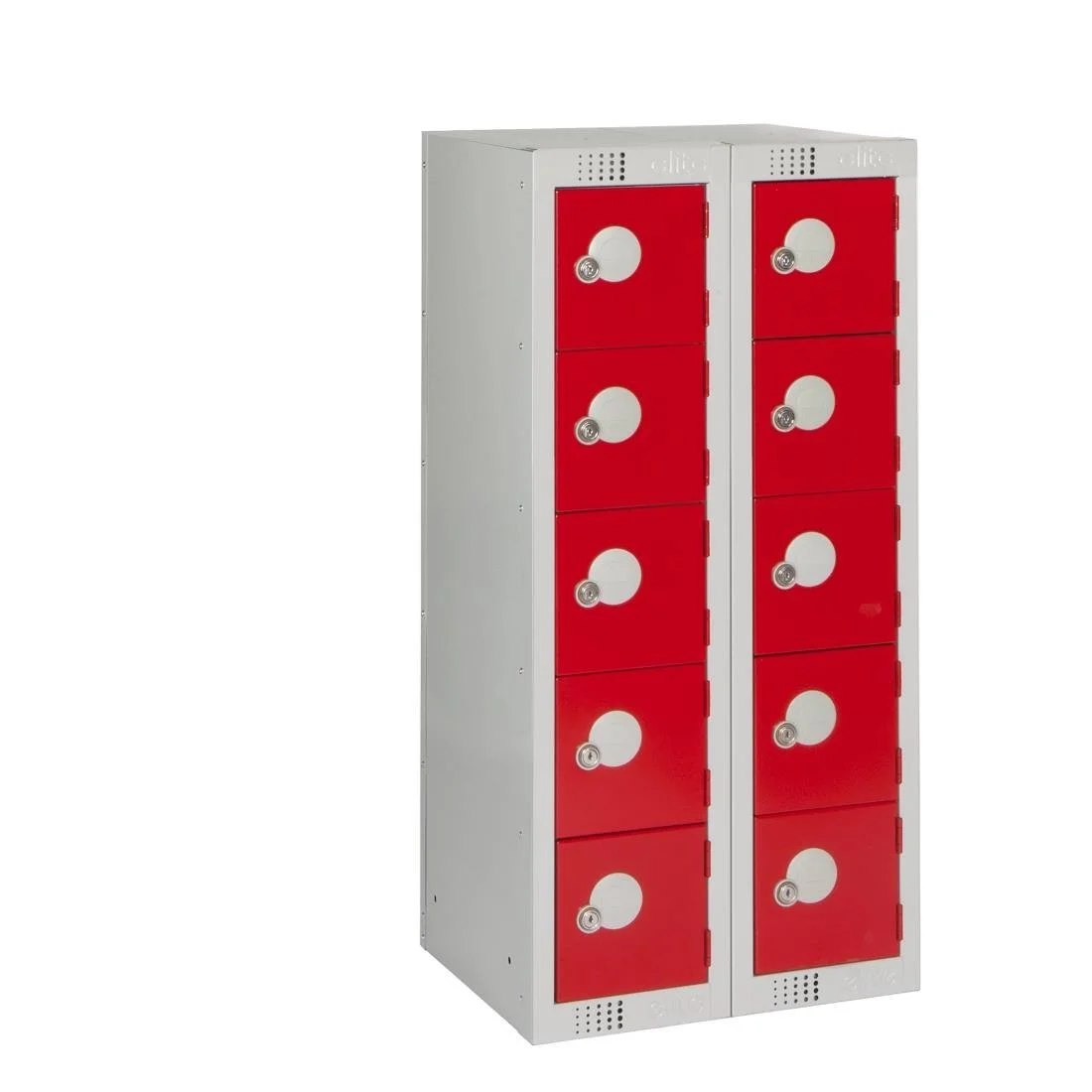 Ten Door Personal Effects Locker Red