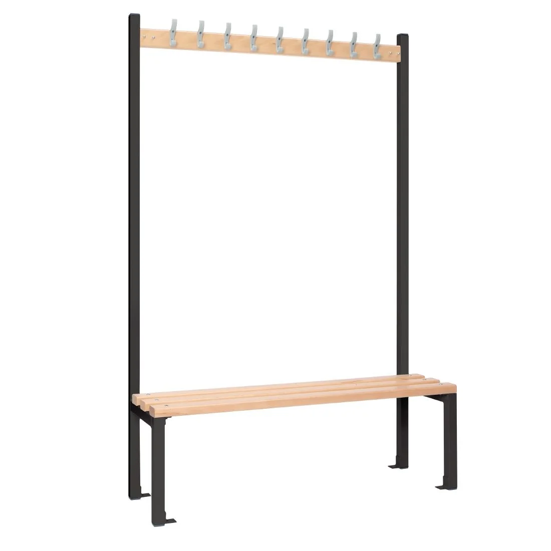 Single-Sided Island Seating Black