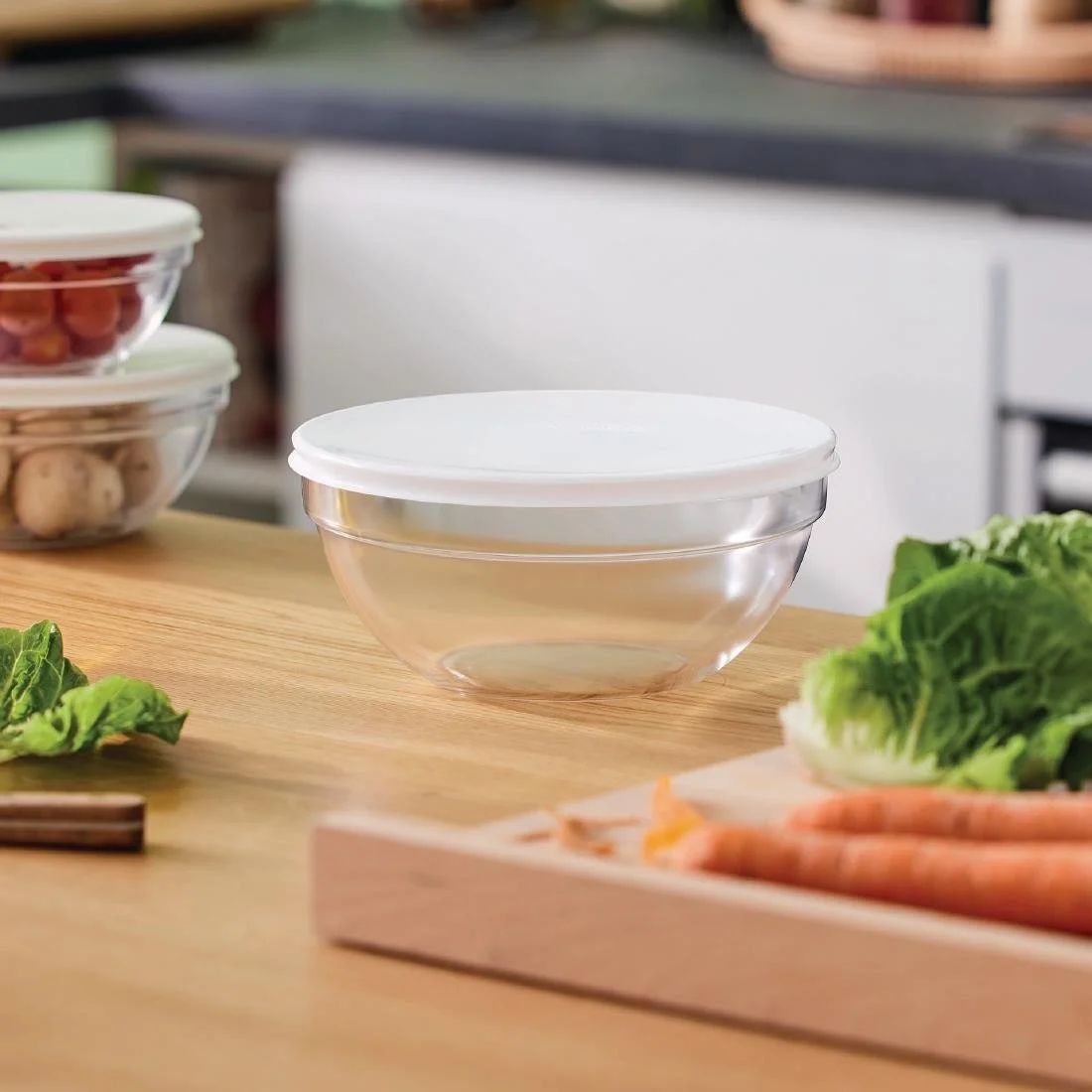 Luminarc Empilable Bowls & Lids 200mm (8 Pack) - Image 4