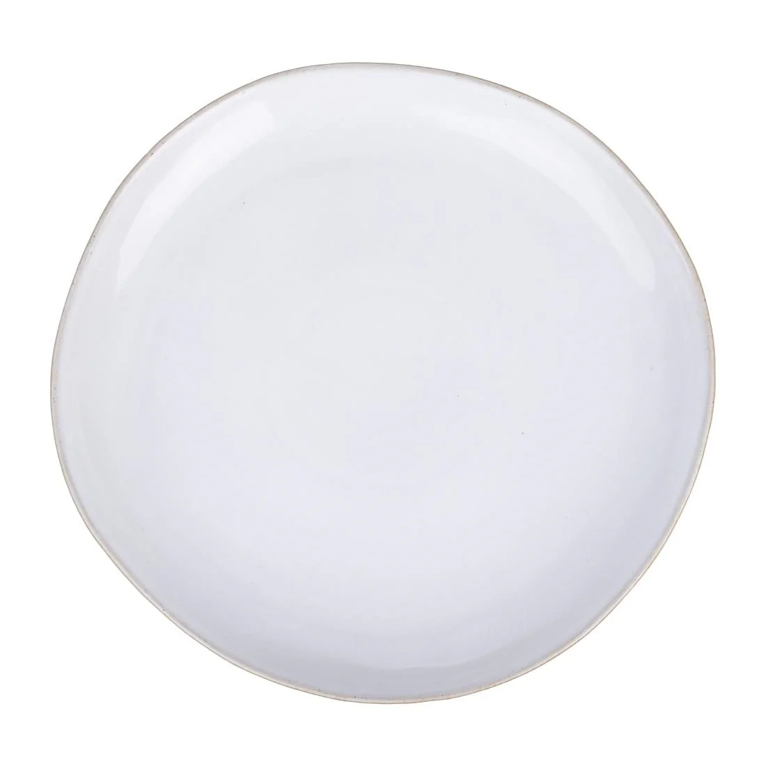 Olympia Raw Recycled Clay Coupe Plates Natural 260mm (6 Pack)
