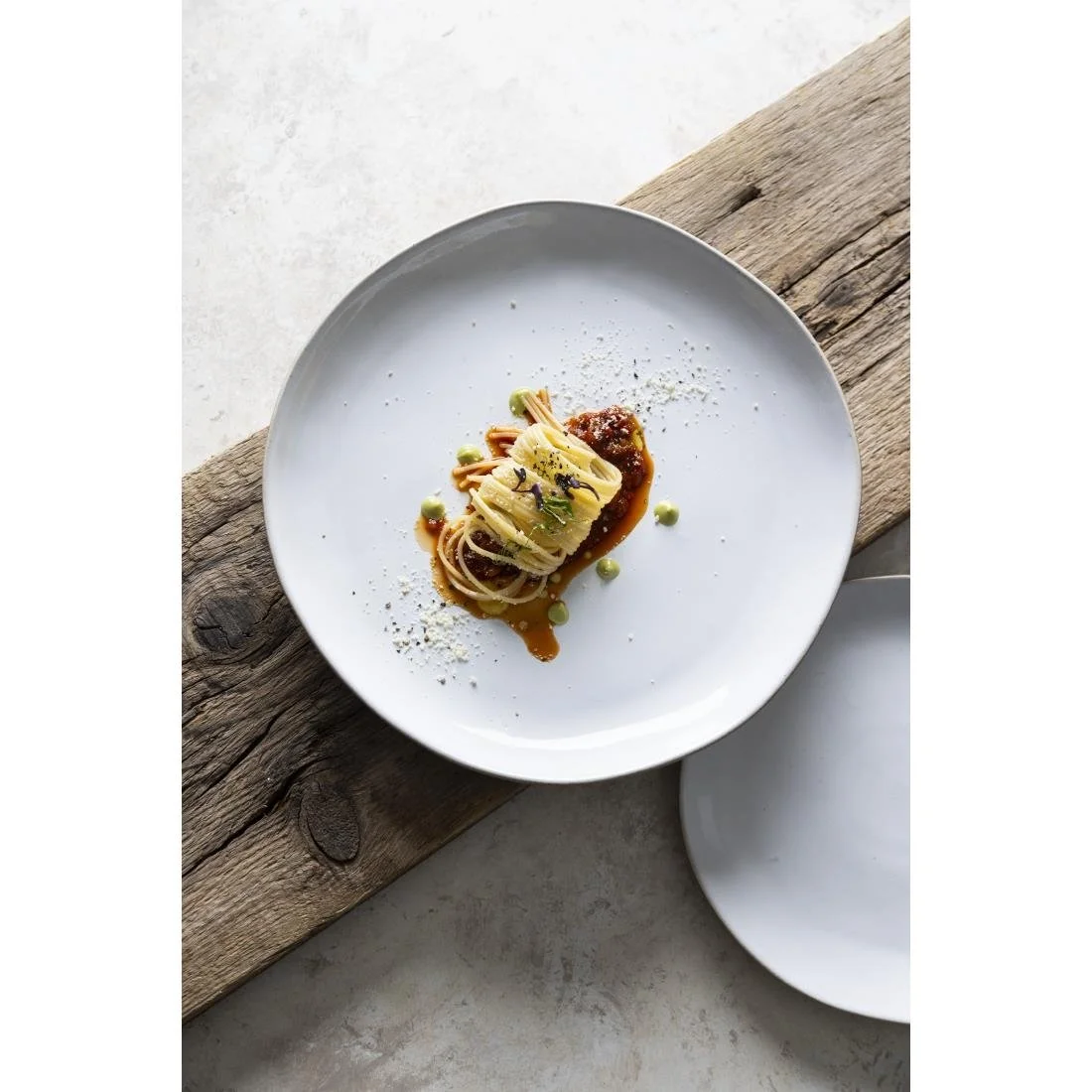 Olympia Raw Recycled Clay Coupe Plates Natural 260mm (6 Pack) - Image 11