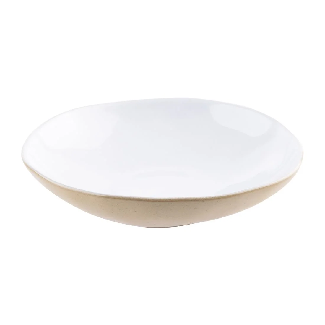 Olympia Raw Recycled Clay Coupe Bowls Natural 230mm (6 Pack)