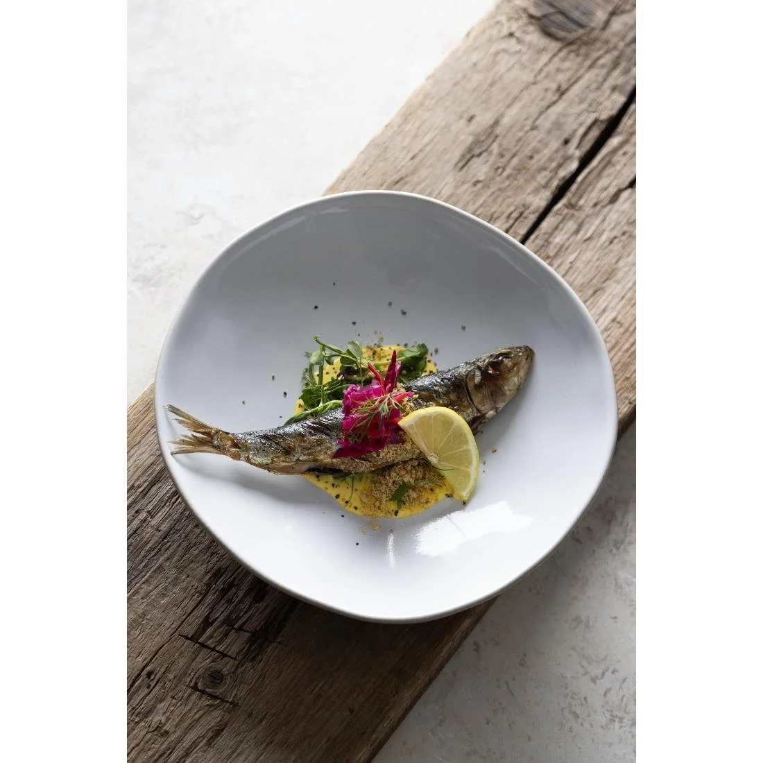 Olympia Raw Recycled Clay Coupe Bowls Natural 230mm (6 Pack) - Image 11