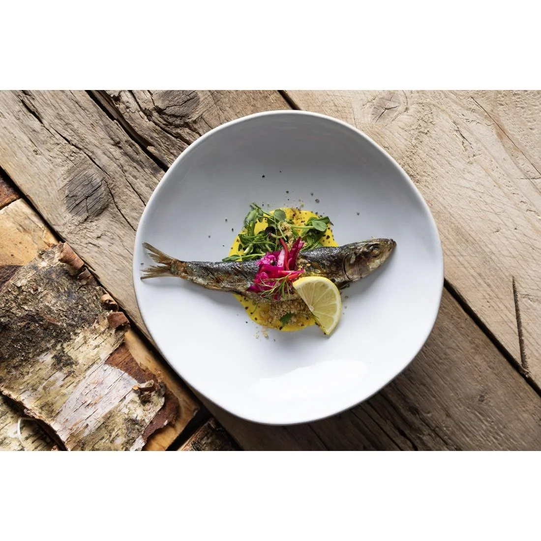 Olympia Raw Recycled Clay Coupe Bowls Natural 230mm (6 Pack) - Image 12