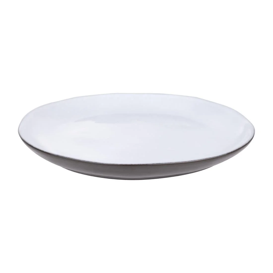Olympia Raw Recycled Clay Coupe Plates Charcoal 260mm (6 Pack) - Image 5