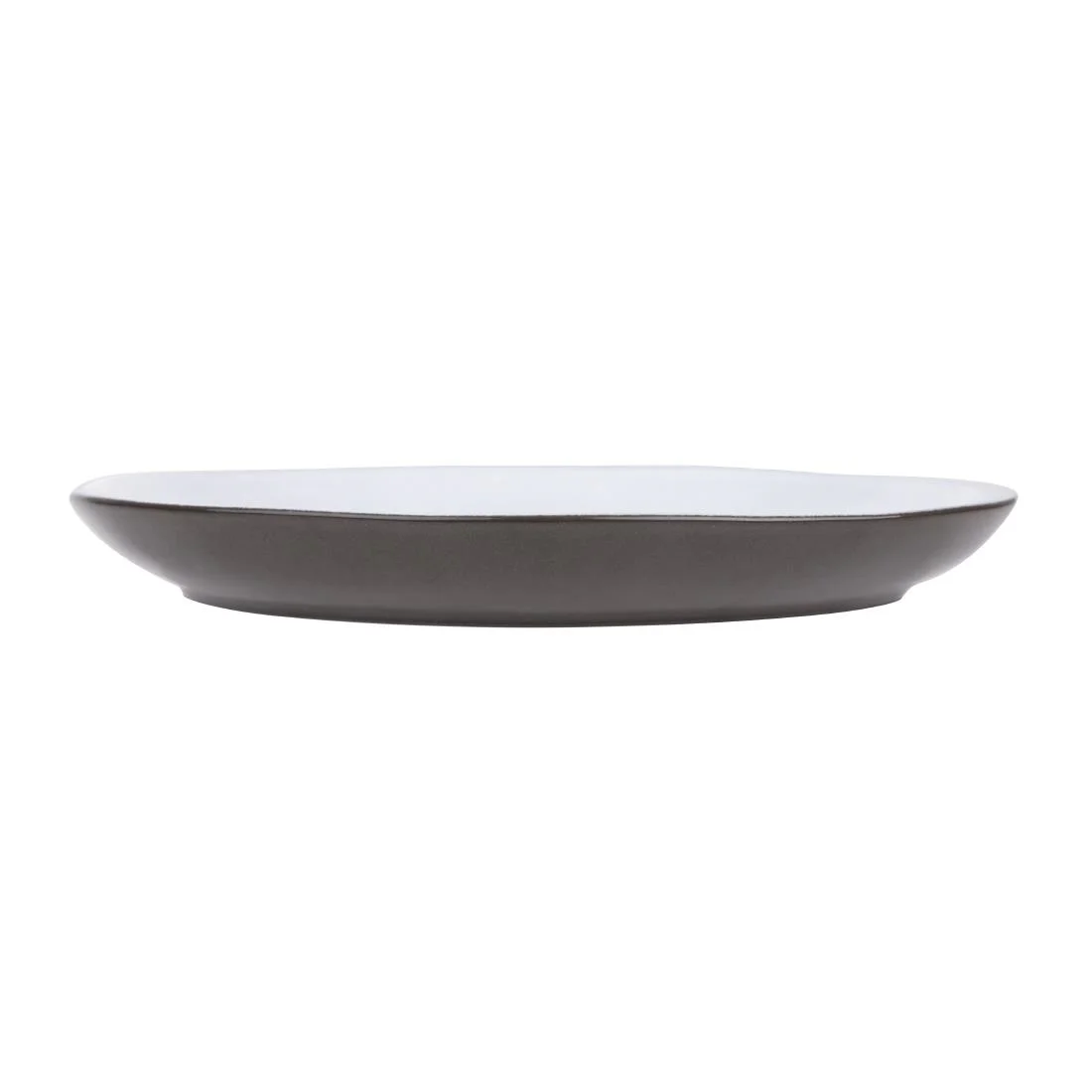 Olympia Raw Recycled Clay Coupe Plates Charcoal 260mm (6 Pack) - Image 6