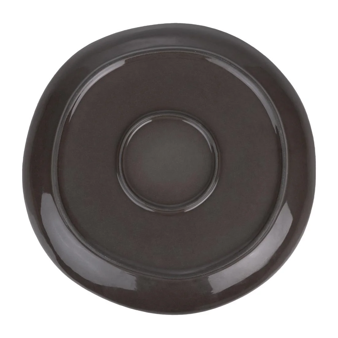 Olympia Raw Recycled Clay Coupe Plates Charcoal 260mm (6 Pack) - Image 8