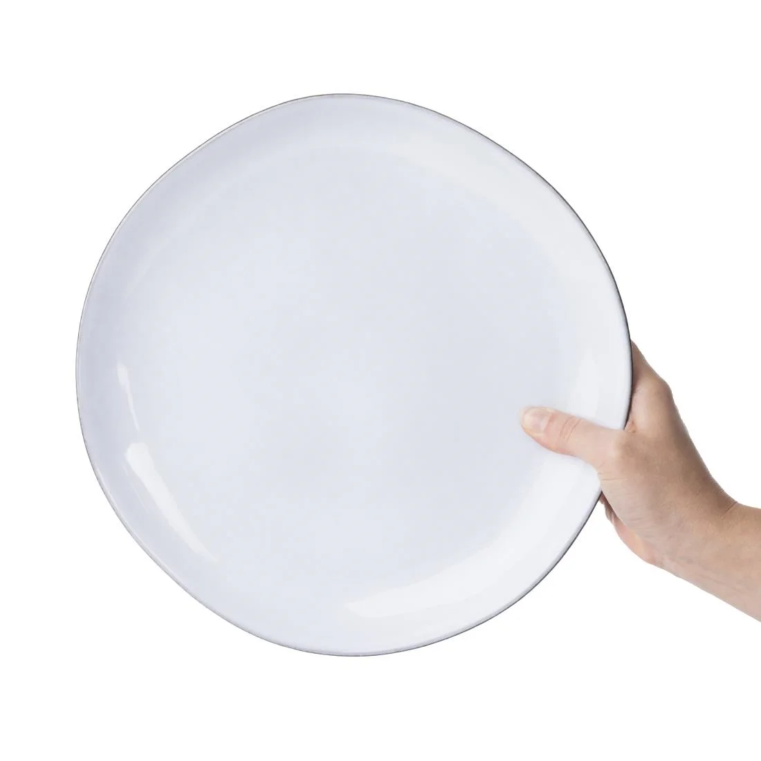 Olympia Raw Recycled Clay Coupe Plates Charcoal 260mm (6 Pack) - Image 9