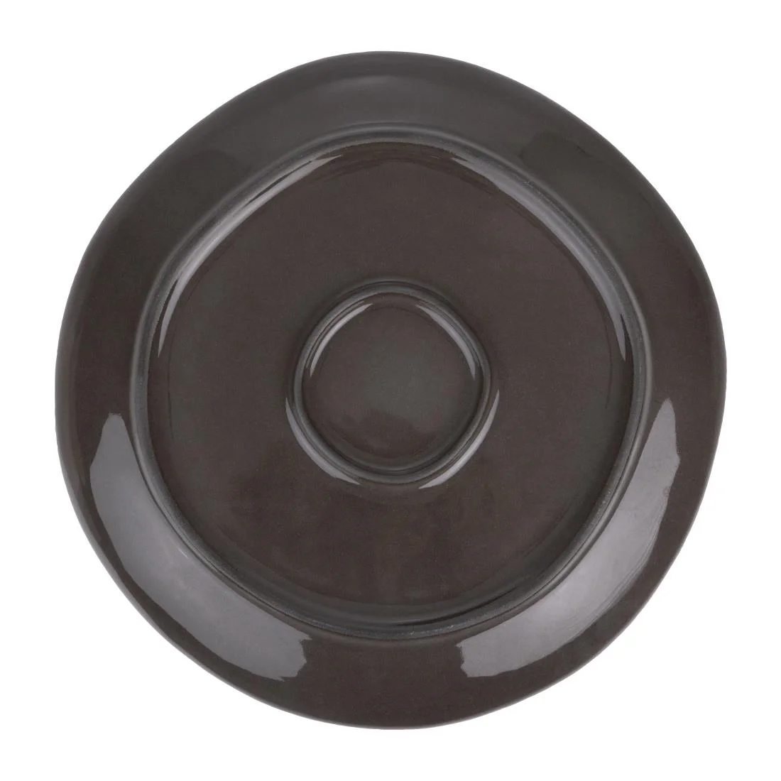 Olympia Raw Recycled Clay Coupe Plates Charcoal 220mm (6 Pack) - Image 9