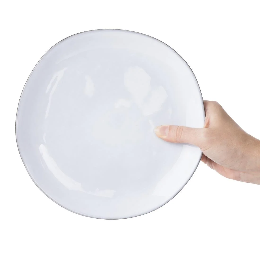 Olympia Raw Recycled Clay Coupe Plates Charcoal 220mm (6 Pack) - Image 10