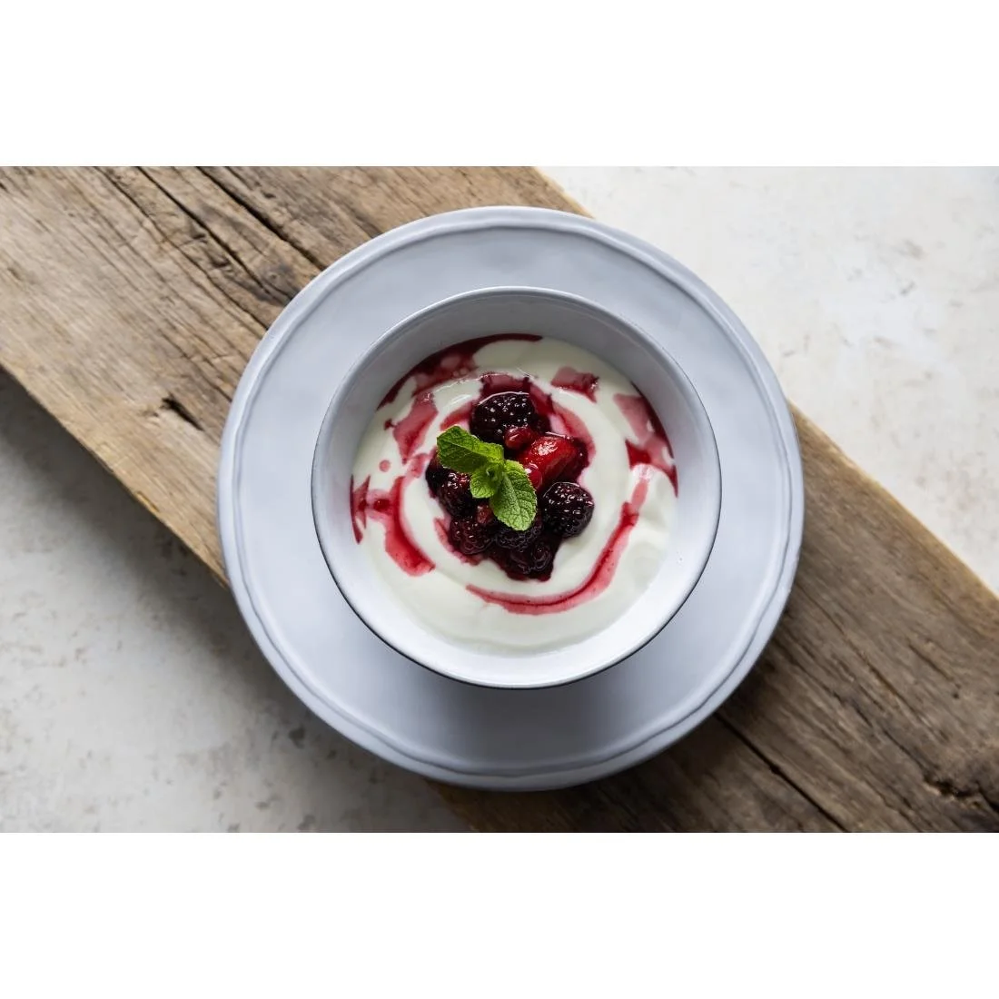 Olympia Raw Recycled Clay Deep Bowls Charcoal 140mm (6 Pack) - Image 5