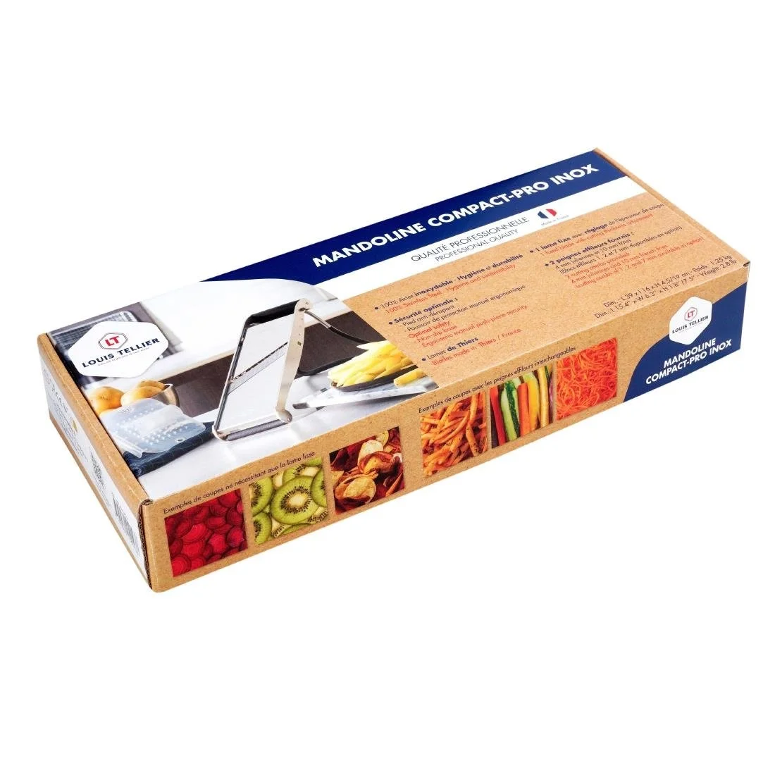 Louis Tellier Bron Compact Pro Stainless Steel Japanese Mandoline - Image 8