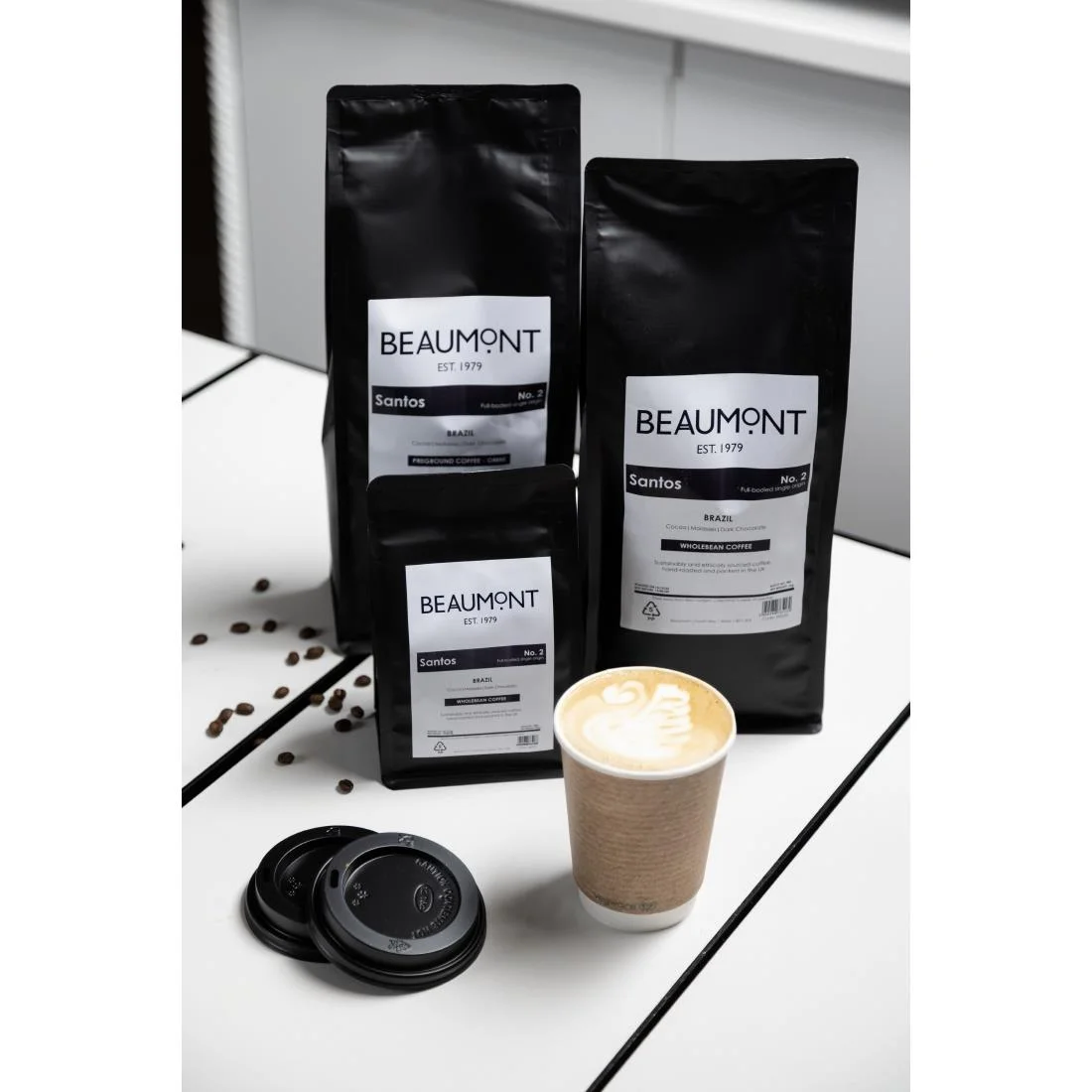Beaumont No.2 Santos Coffee Beans 1kg - Image 11