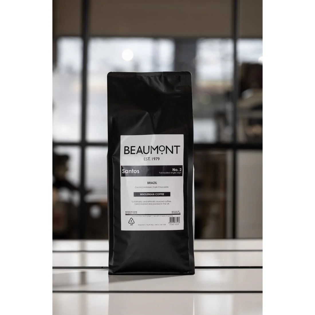Beaumont No.2 Santos Coffee Beans 1kg - Image 14