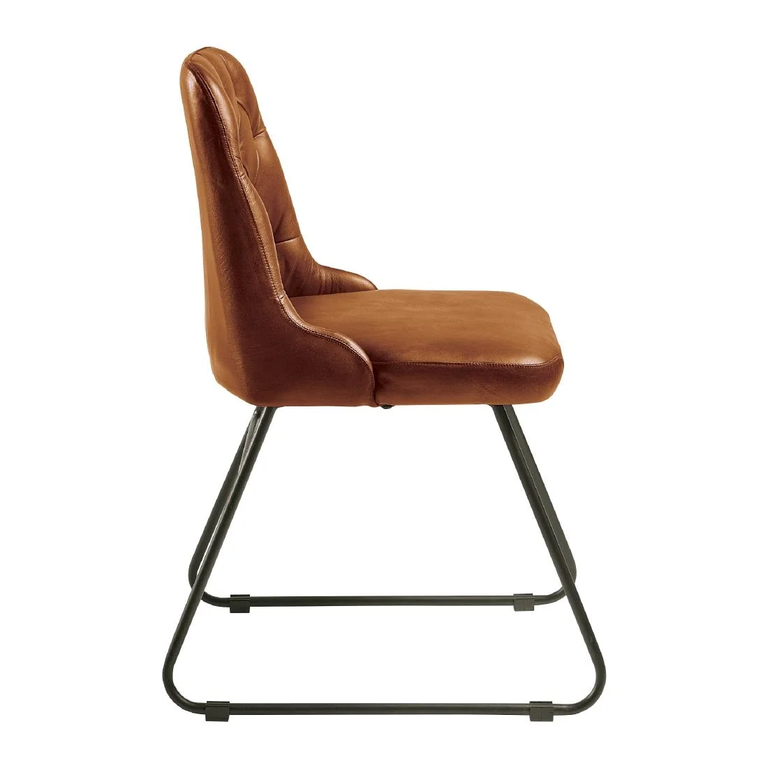 Harland Side Chair Leather Bruciato (Pack of 2) - Image 3