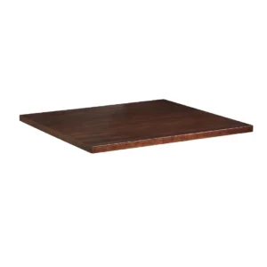 Solid Ash Dark Walnut Square Table Top 800x800mm