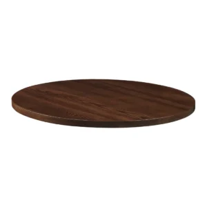 Solid Ash Dark Walnut Round Table Top 900mm