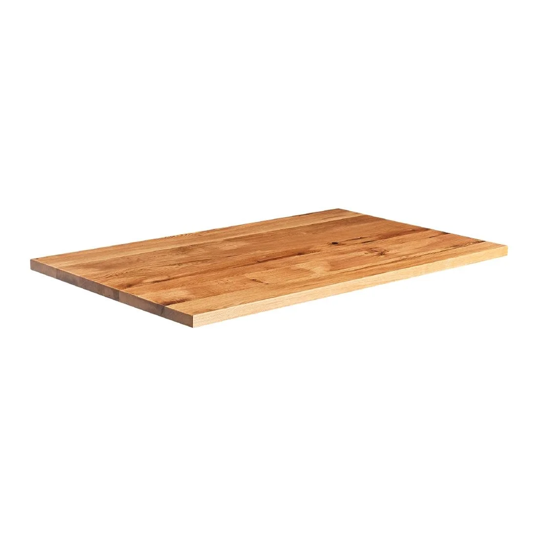 Solid Oak Natural Rectangular Table Top 1200x700mm