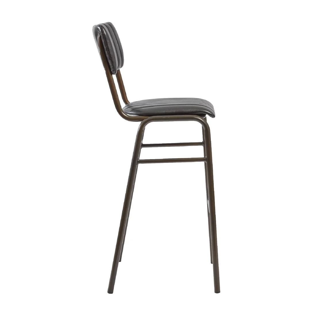 Tavo Stacking Bar Stool Vintage Black (Pack of 2) - Image 4