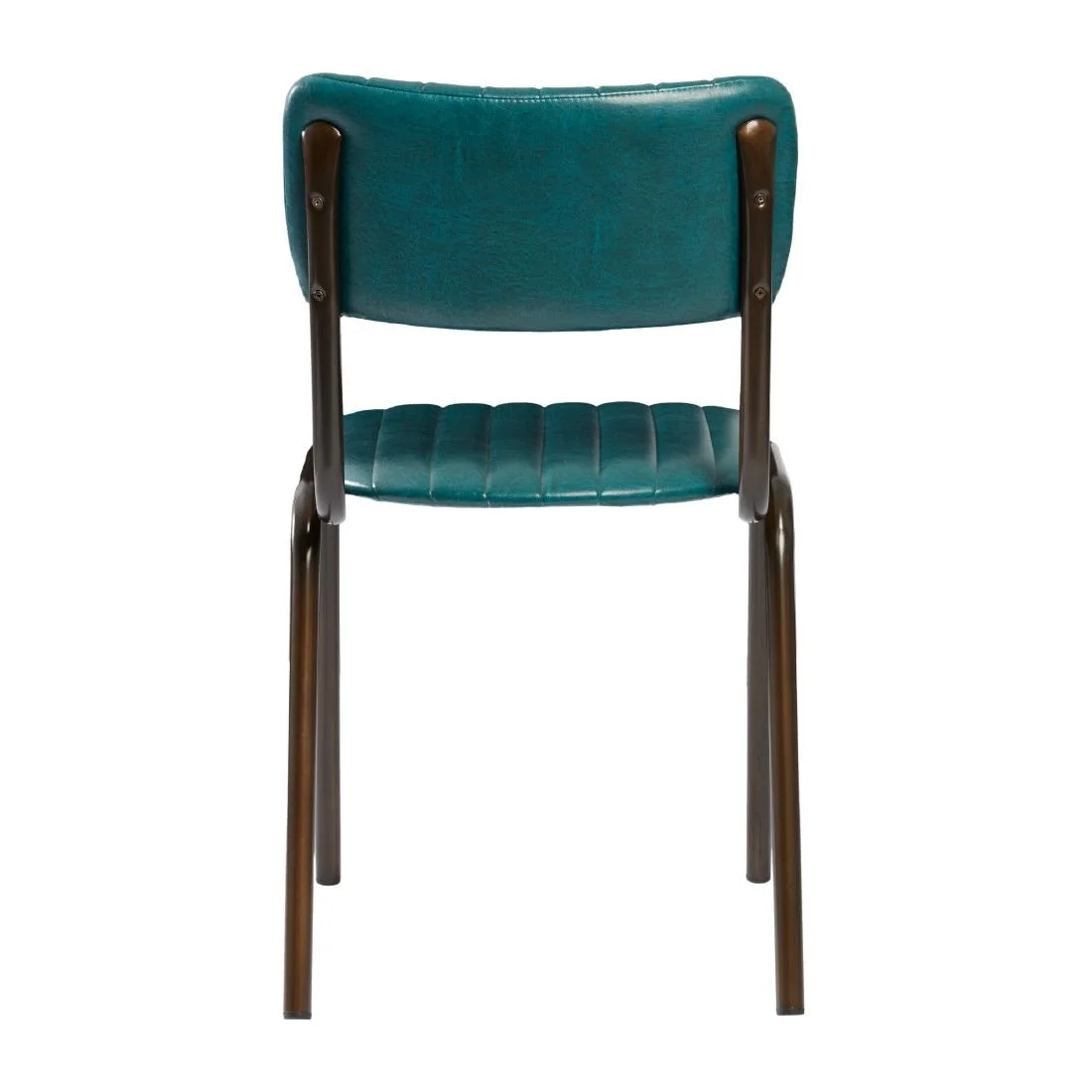 Tavo Stacking Side Chair Vintage Teal (Pack of 2) - Image 3