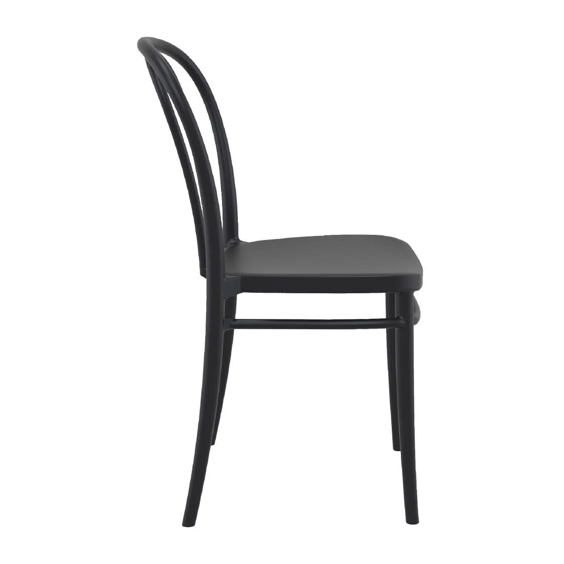 Victor Side Chair Black (Pack of 2) - Image 3
