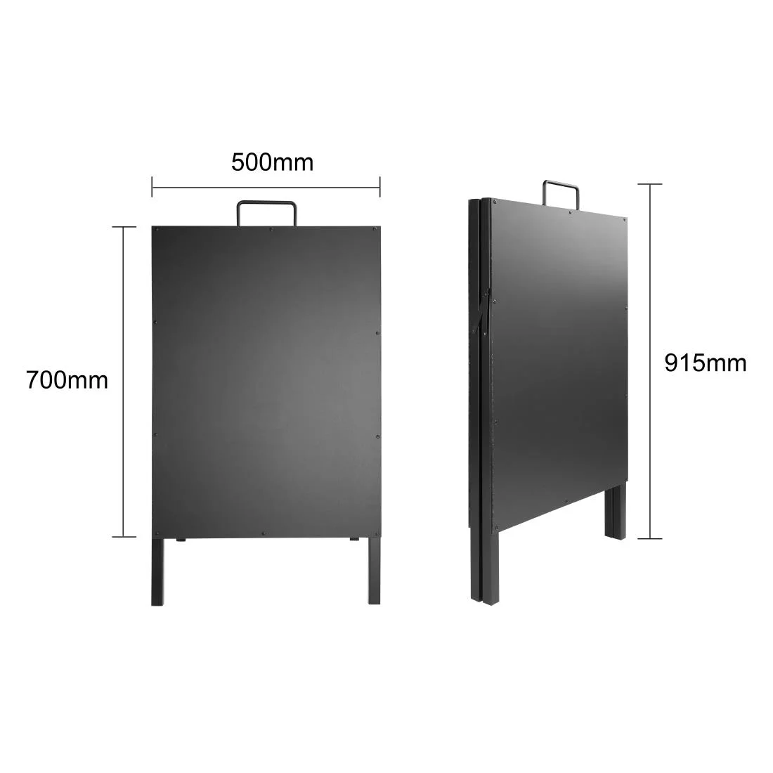 Olympia Metal Framed Pavement Board with Carry Handle 500x850mm - Image 5
