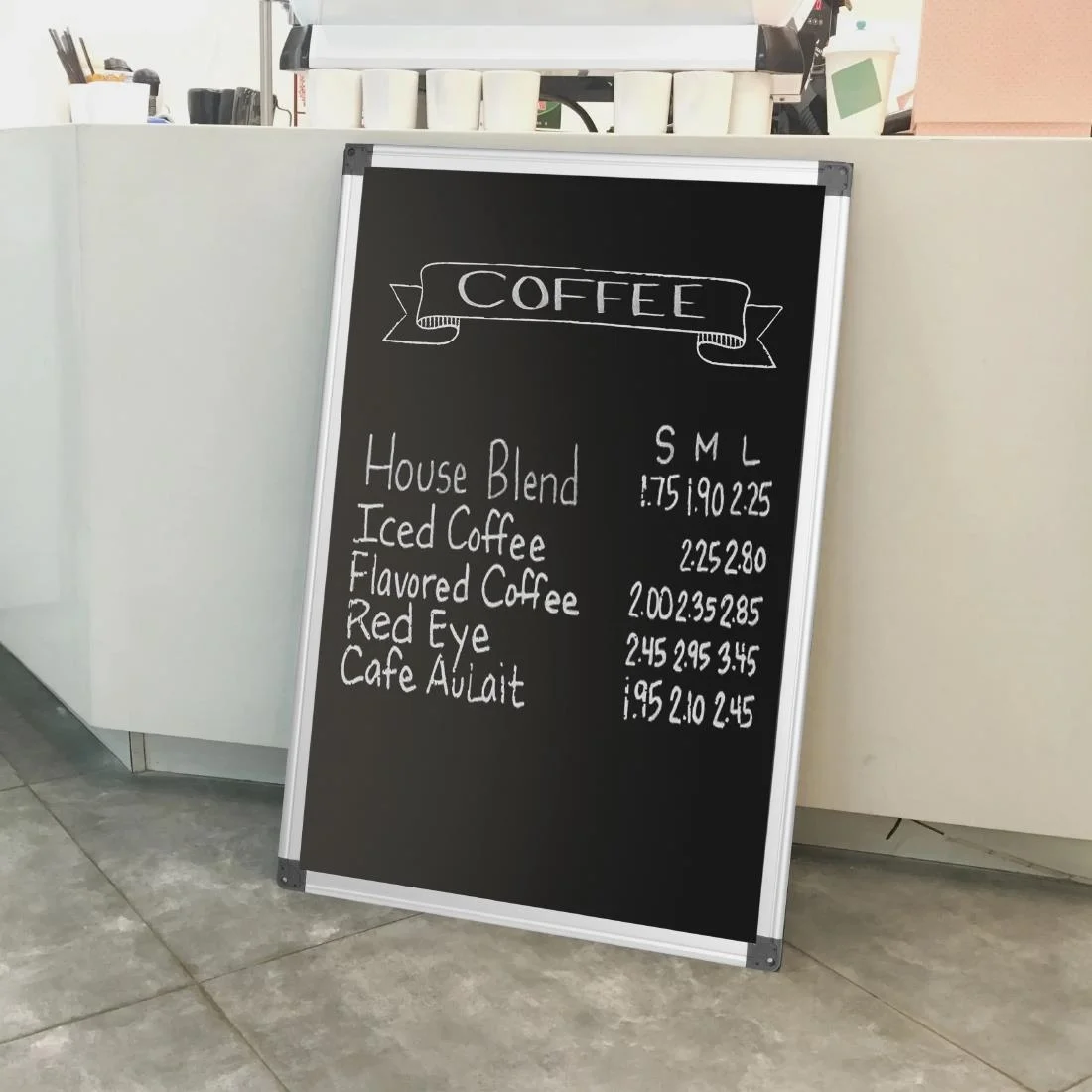 Olympia Black Magnetic Board 400x600mm - Image 5