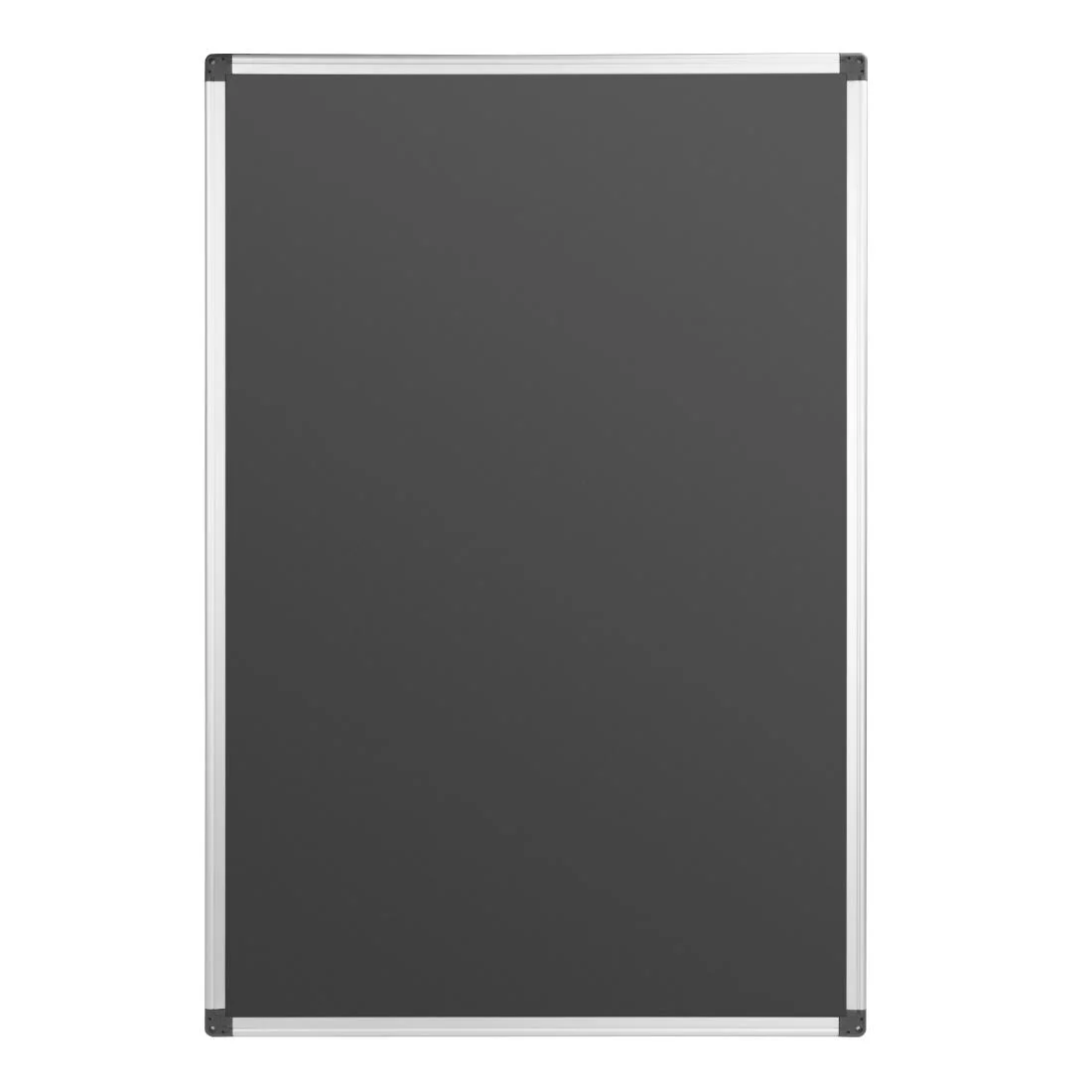 Olympia Black Magnetic Board 600x900mm - Image 1