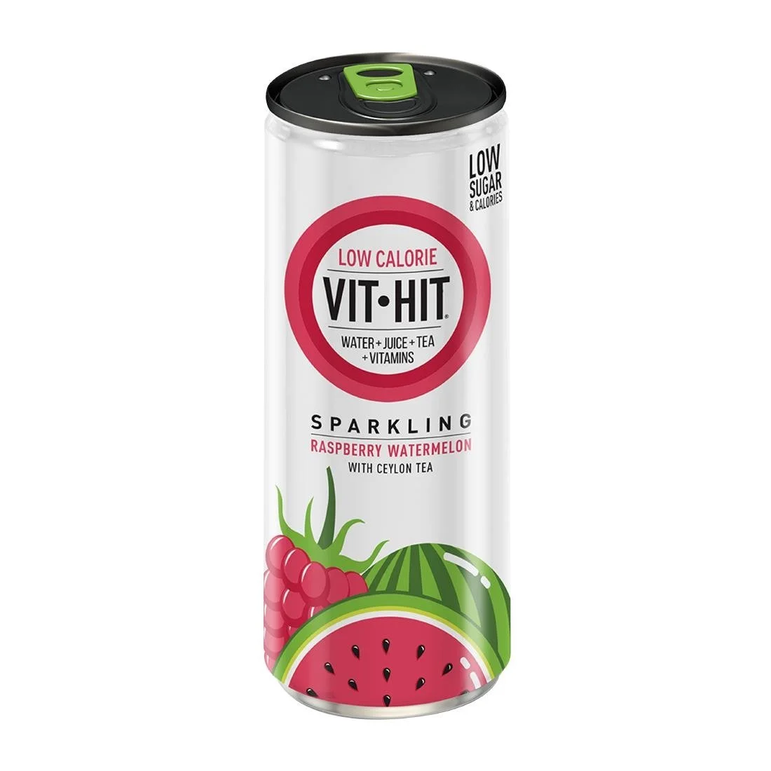 VITHIT Sparkling Raspberry & Watermelon Vitamin Water 330ml (12 Pack) - Image 4