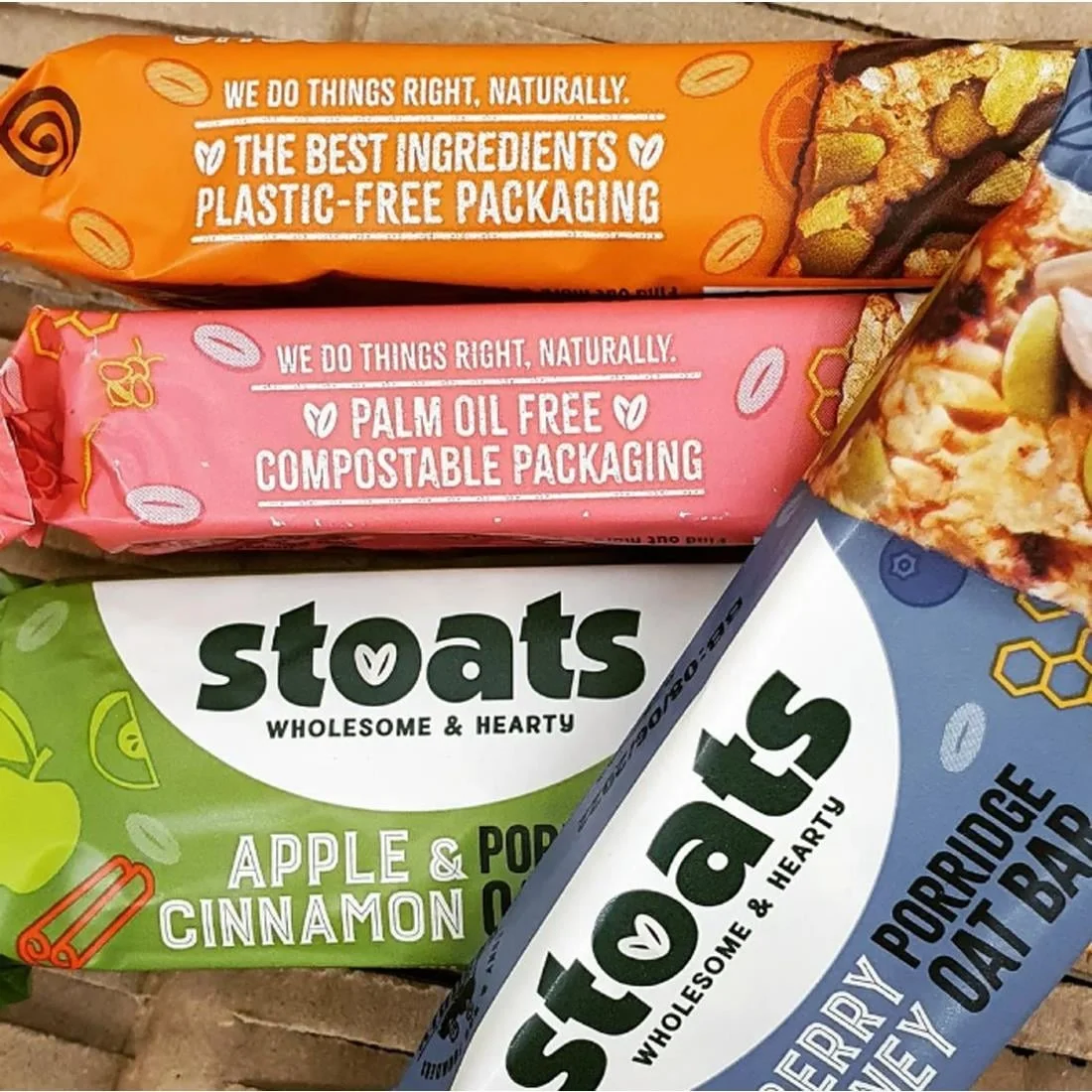 Stoats Apple & Cinnamon Oat Bars 42g (24 Pack) - Image 2