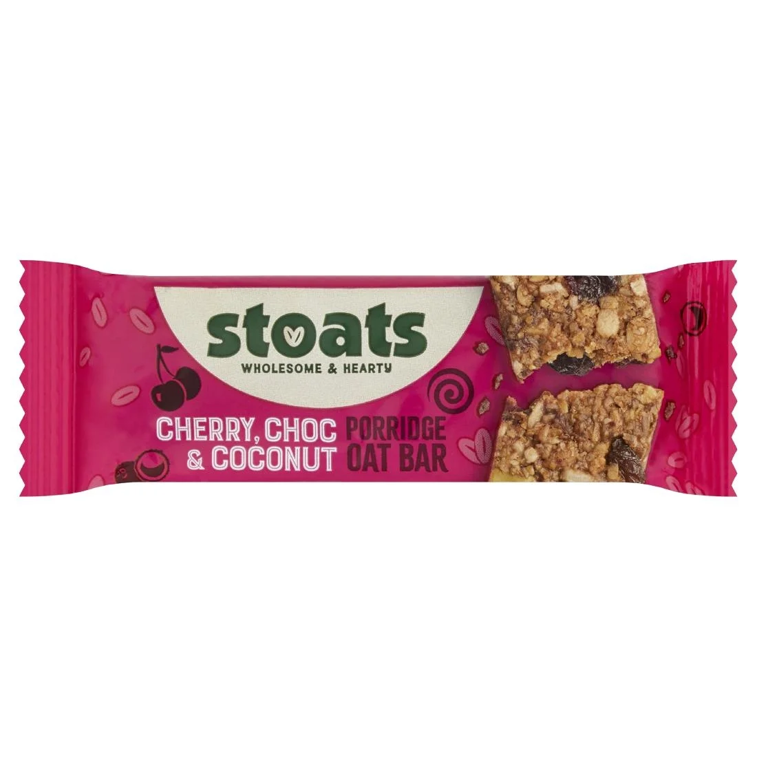 Stoats Cherry, Choc & Coconut Oat Bars 42g (24 Pack)