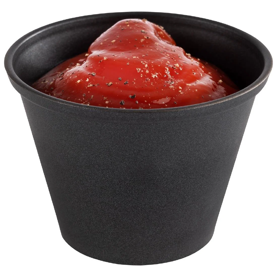 APS Dip Bowls Grey/Black 60ml (6 Pack) - Image 2