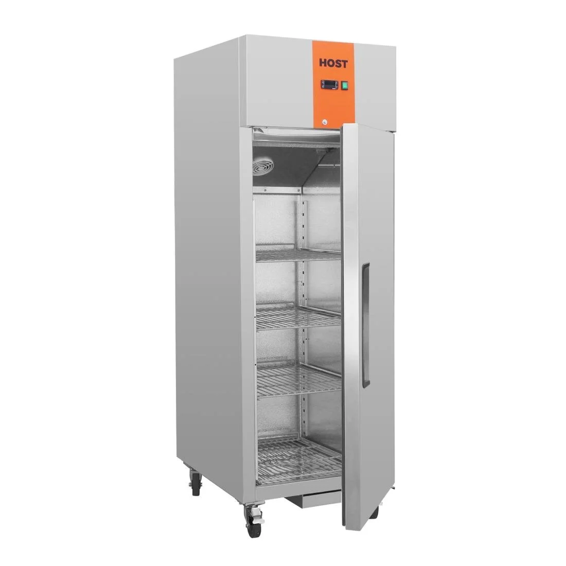 HOST Single Door Upright Fridge Stainless Steel 600Ltr HOST1013UR - Image 3