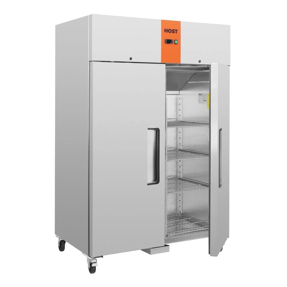 HOST Commercial Double Door Upright Fridge Stainless Steel 1200Ltr HOST1015UR - Image 3