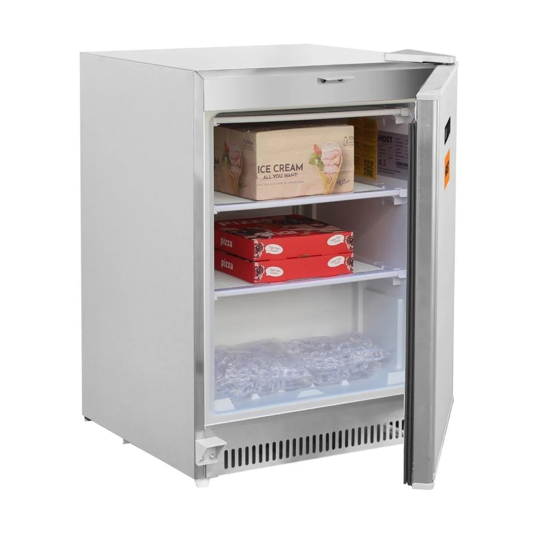 HOST Undercounter Freezer Stainless Steel 140Ltr HOST1019CF - Image 4