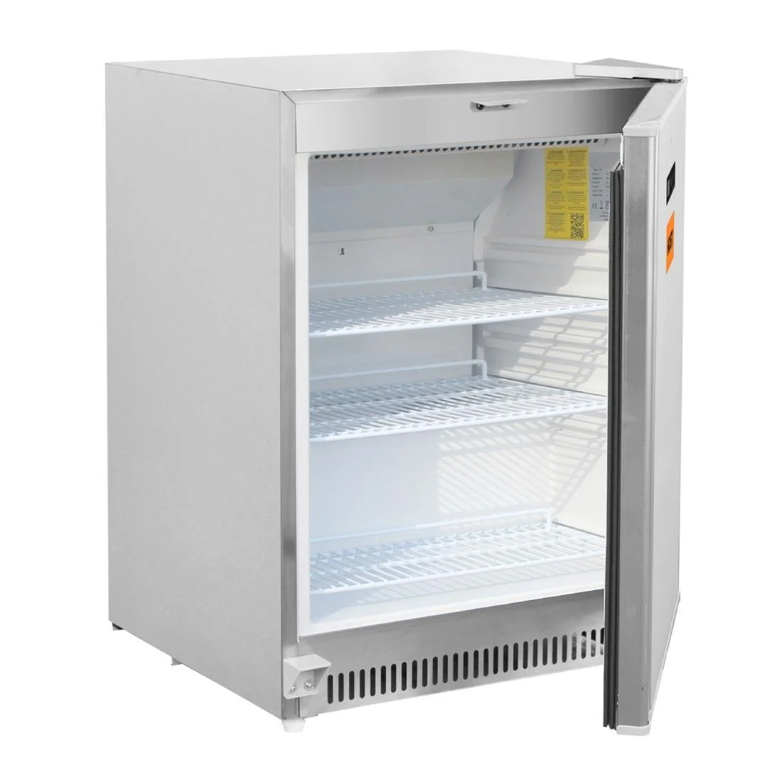 HOST Undercounter Fridge Stainless Steel 150Ltr HOST1018CR - Image 4