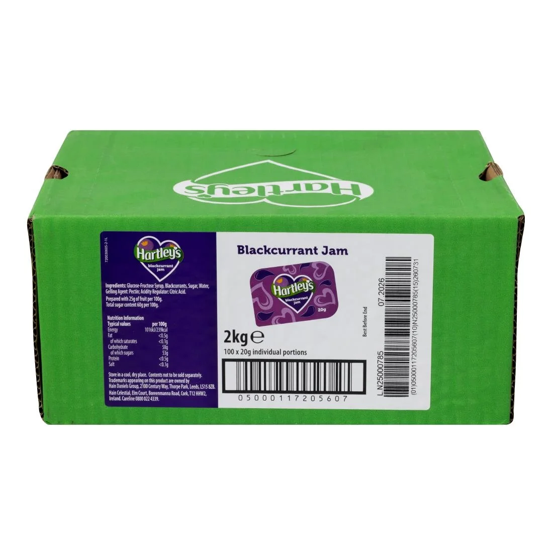Hartley's Blackcurrant Jam 20g (100 Pack) - Image 6